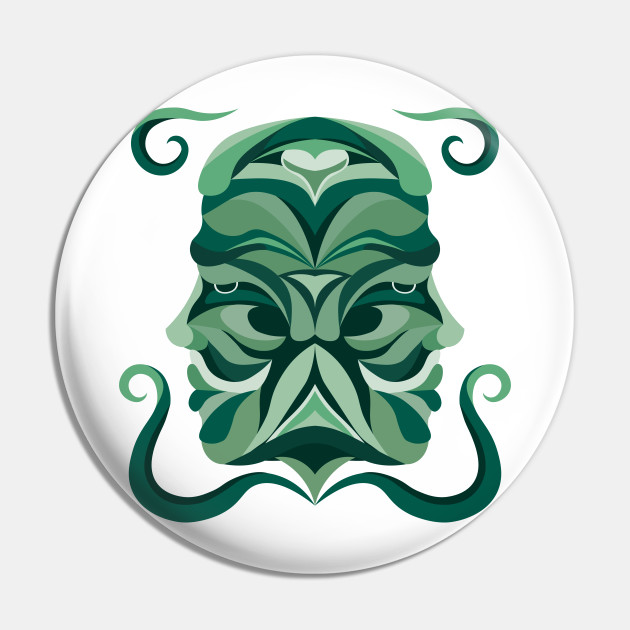 Gemini Zodiac Sign - Green