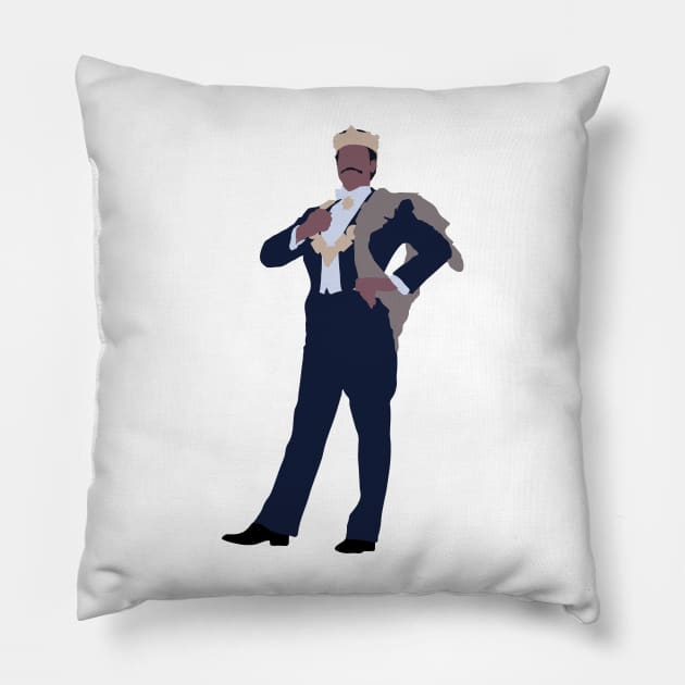 Coming to America Pillow by FutureSpaceDesigns