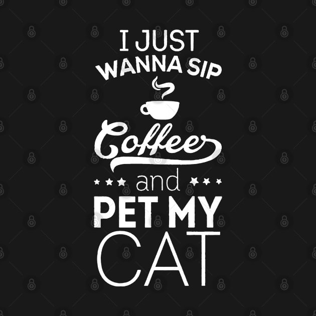 Coffee Pet my Cat by Dojaja