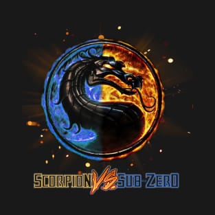 Scorpion vs Sub Zero team Mortal Kombat Pro Kompetition T-Shirt