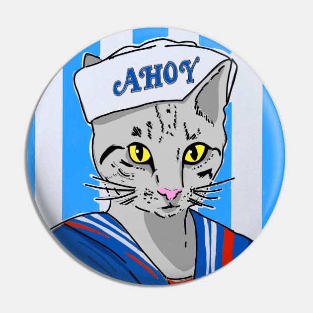 Cat Ahoy Pin by theprometeus