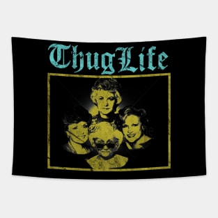 Chug Life Golden Girls - Golden Vintage Tapestry