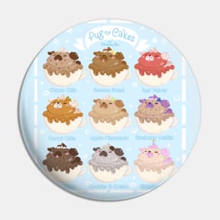 Pug Cake Menu Pin