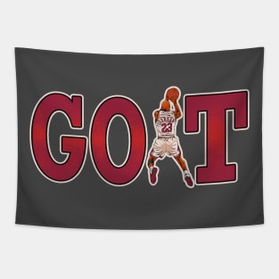 Michael jordan goat Tapestry