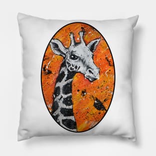 Giraffe Splotches Pillow