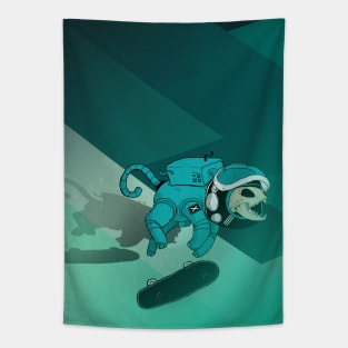 Be a hero ! Wall edition "cat" Tapestry