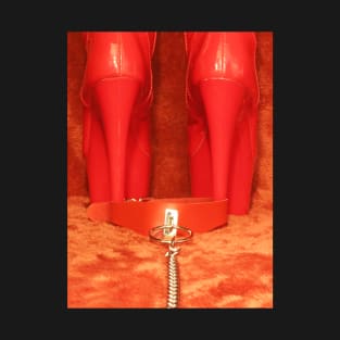 Fetish Red High Heels T-Shirt