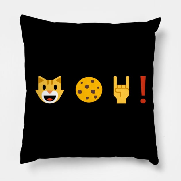 SARA SYCHO EMOJI Pillow by KVLI3N