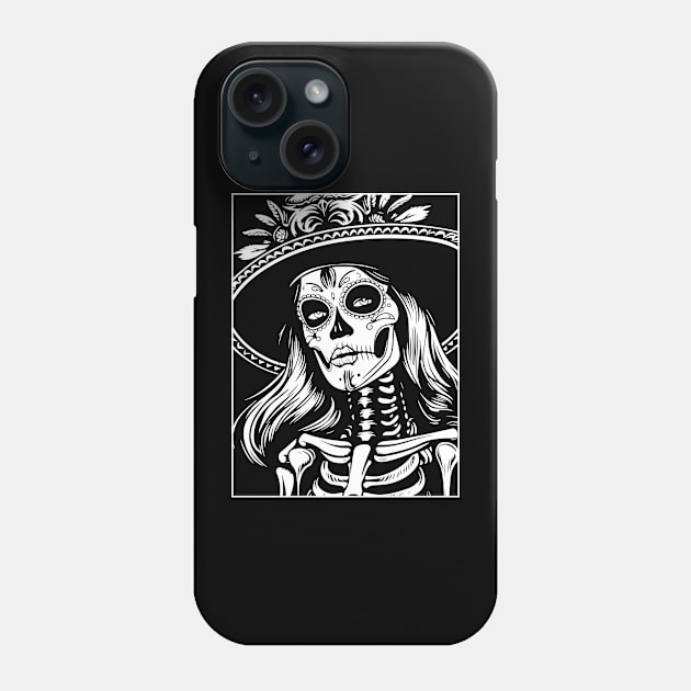 La Catrina Cinco De Mayo Phone Case by Publicfriends