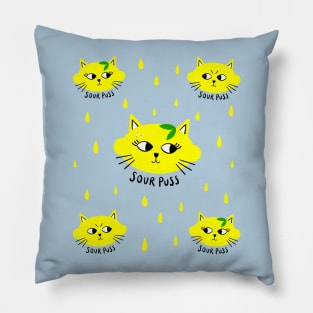 Sour Puss Pillow