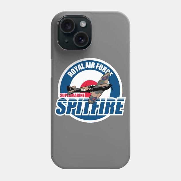 RAF Spitfire Patch Phone Case by TCP