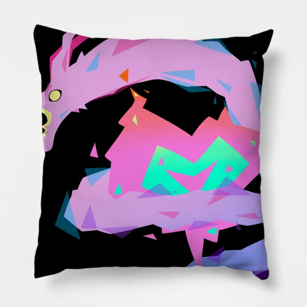 Mad Burnish Heart Pillow by Apricitas Art