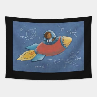 Rocket Boy Tapestry