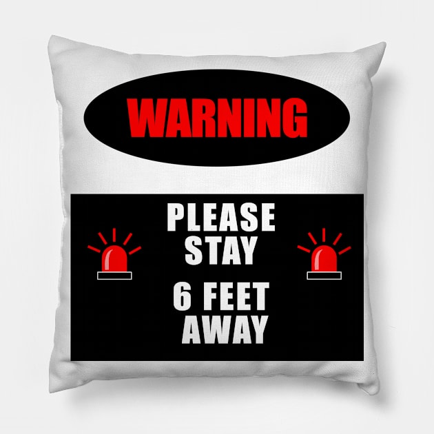 Warning Pillow by peekxel