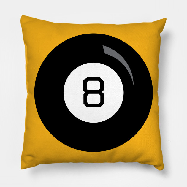 Magic 8 Ball Magic 8 Ball Pillow Teepublic Uk