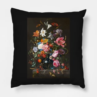 Pretty Flowers Floral Bouquet Painting Pillow