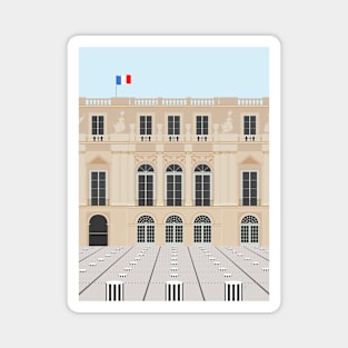 Buren's Columns, Palais Royal, Paris, France Magnet