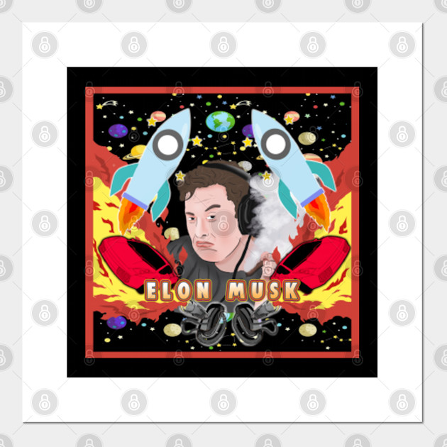 Elon Musk Is Badass Elon Musk Posters And Art Prints Teepublic Uk