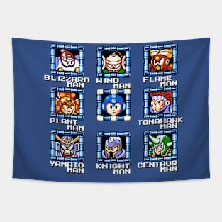 Mega Man 6 Stage Select Tapestry