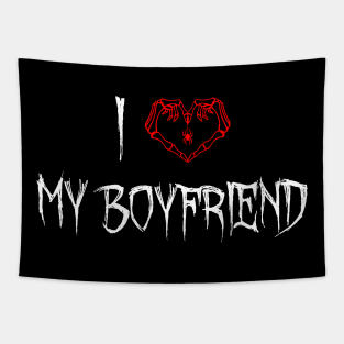 I LOVE MY BOYFRIEND - HALLOWEEN EDITION Tapestry