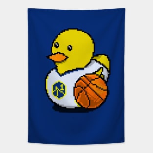 Warriors Basketball Rubber Duck 2 Tapestry