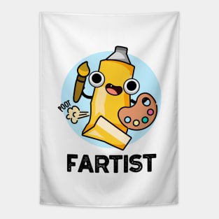 Fartist Cute Artist Pun Tapestry