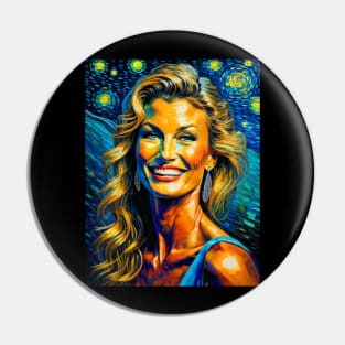 Faith Hill in starry night Pin