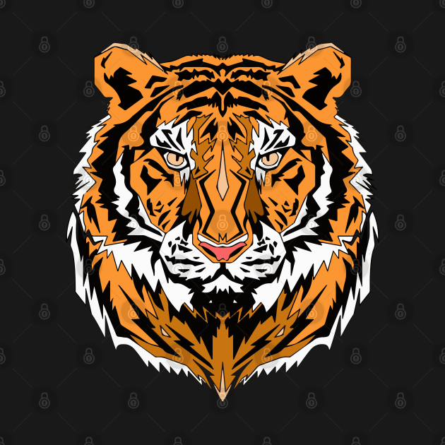 Tiger Head by Oshima Design