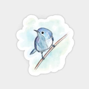 Cute blue bird Magnet