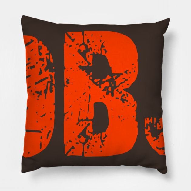 Odell Beckham Jr 'OBJ' - NFL Cleveland Browns Pillow by xavierjfong