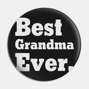 Best Grandma Ever Pin