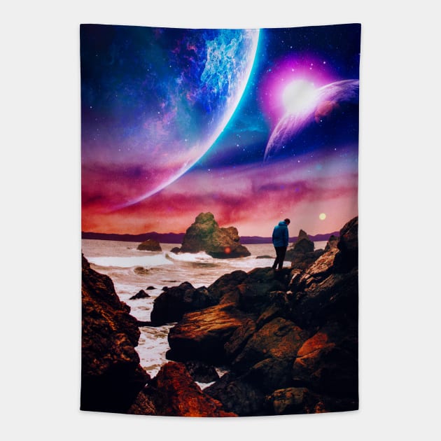 Worlds Apart Tapestry by SeamlessOo