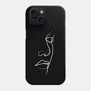 Side Look | One Line Artist | Minimal Art | One Line Art | Minimalist Phone Case