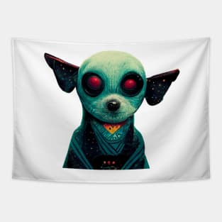 A dog that seems a alien Tapestry