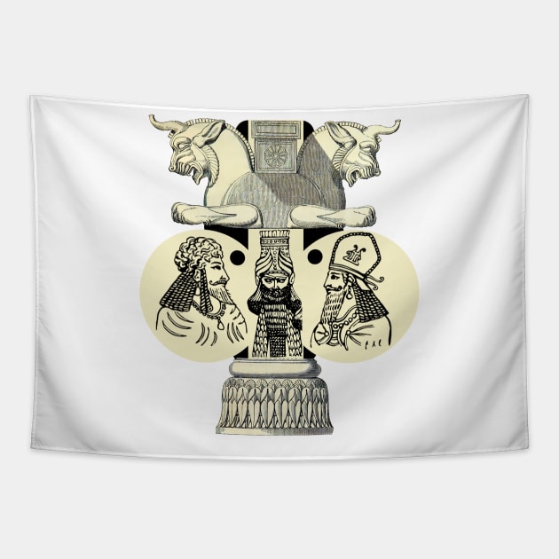 Mesopotamia Assyrians and Sumerians art architecture Tapestry by Marccelus