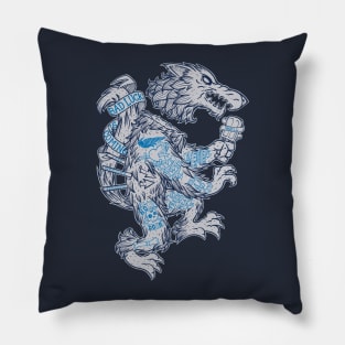 Wolf Spoiler Crest Pillow