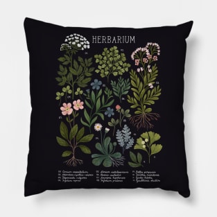 Herbarium Dark Pillow