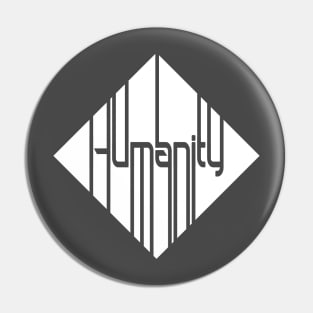 Humanity - White Pin