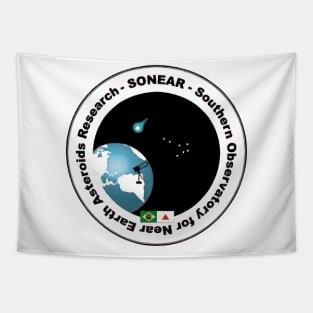 Southern Observatory for Near Earth Asteroids Research Logo Tapestry