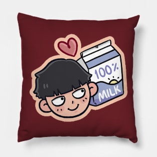 Mob Loves Milk Pillow