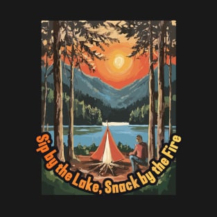 Camping by the lake T-Shirt