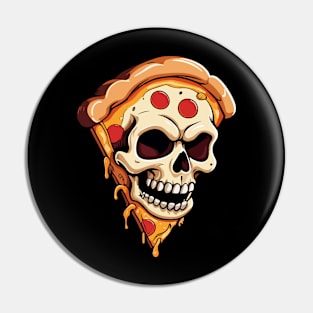 SKULL PIZZA Pin