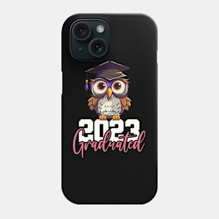 2023 Graduate, Cute Graduation Owl Year Shirt For Her Graduation Done, Graduation 2023, College Graduation, Grad School Shirt Phone Case