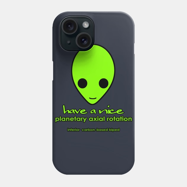 Alien Smiley Face Phone Case by toastercide