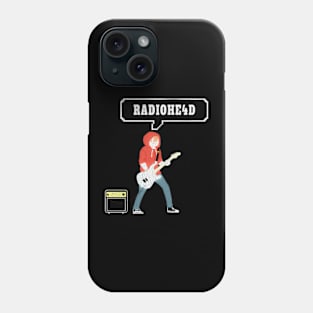 Play Radiohead with guitar Phone Case