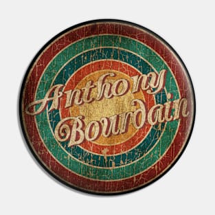 Circle Classic art - Anthony Bourdain Pin