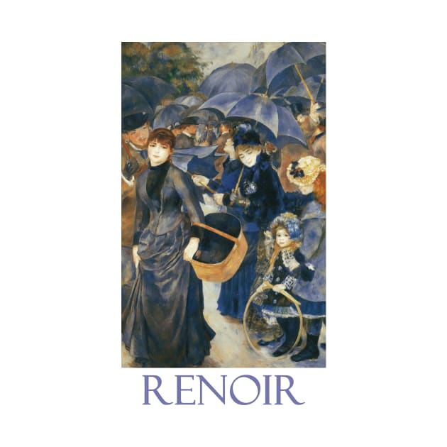 Umbrellas by Pierre-Auguste Renoir by Naves