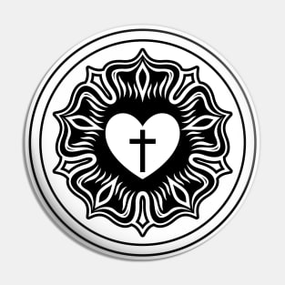 Illustration of theology and confession of faith Pin