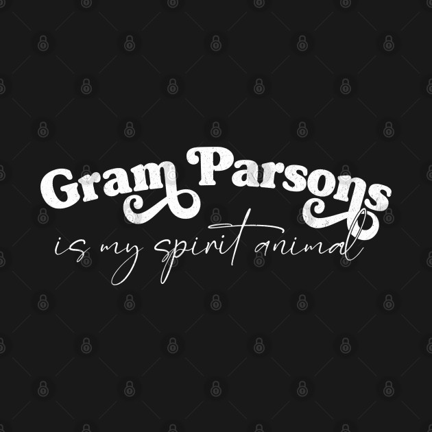 Discover Gram Parsons Is My Spirit Animal / Retro Faded Style - Gram Parsons - T-Shirt