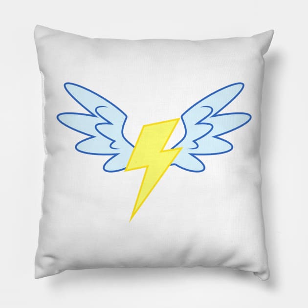 My little Pony - Wonderbolts Cutie Mark V3 Pillow by ariados4711